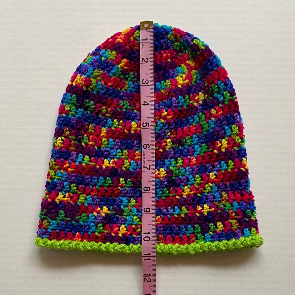 Colorful Crochet Beanie - Picture 4 of 7